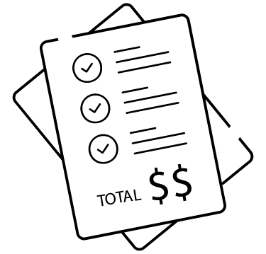 Transparent pricing icon for orthodontics