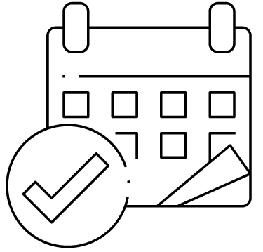 Treatment timeline icon for dental braces