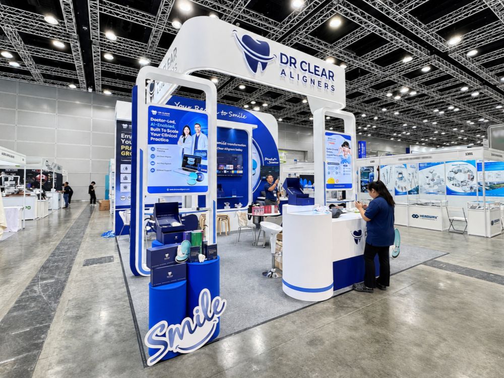 Dr Clear Aligners booth at MIDEC 2026 KLCC
